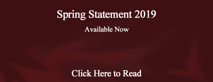 Spring Statement 2019